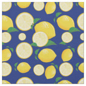 Cool Lemon Pattern Stof (Close Up)
