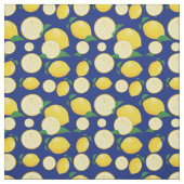 Cool Lemon Pattern Stof (Swatch)