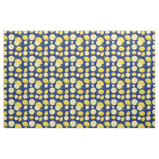 Cool Lemon Pattern Stof (Fat Quarter)