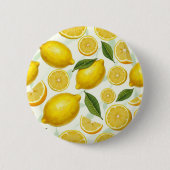 Cool Lemon Veggie Ronde Button 5,7 Cm (Voorkant)