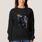Cool Lemur Astronaut In Deep Space Trui (Voorkant)