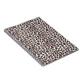 Cool Leopard Animal Print Patroon Notitieboek (Rechterzijde)