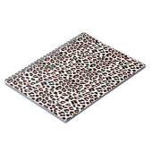 Cool Leopard Animal Print Patroon Notitieboek (Linkerzijde)