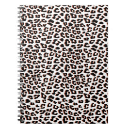 Cool Leopard Animal Print Patroon Notitieboek