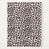 Cool Leopard Animal Print Patroon Planner (Achterkant)