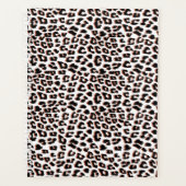 Cool Leopard Animal Print Patroon Planner (Voorkant)