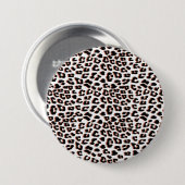 Cool Leopard Animal Print Patroon Ronde Button 7,6 Cm (Voorkant /achterkant)