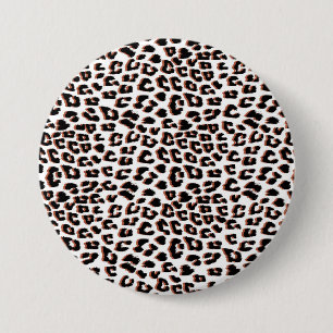 Cool Leopard Animal Print Patroon Ronde Button 7,6 Cm