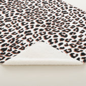 Cool Leopard Animal Print Patroon Sherpa Deken (3/4)