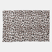 Cool Leopard Animal Print Patroon Theedoek (Horizontaal)