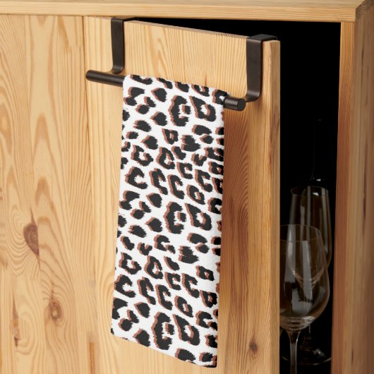 Cool Leopard Animal Print Patroon Theedoek (Derde Gevouwen)