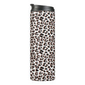 Cool Leopard Animal Print Patroon Thermosbeker (Geroteerd rechts)