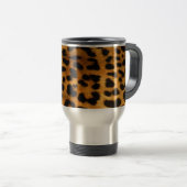 cool leopard huideffect reisbeker (Voorkant rechts)