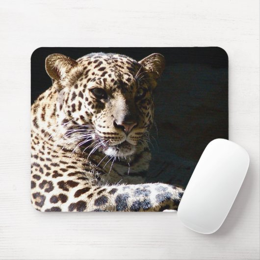 Cool Leopard Mousepad Muismat (Met muis)