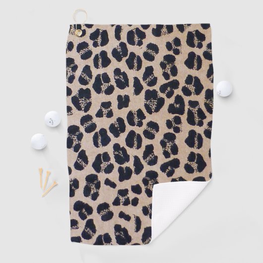 Cool Leopard Pattern Golfhanddoek (Insitu)