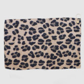 Cool Leopard Pattern Golfhanddoek (Horizontaal)