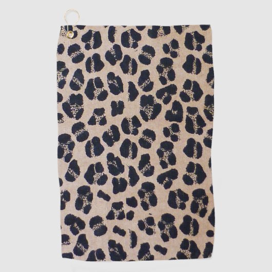 Cool Leopard Pattern Golfhanddoek (Voorkant)