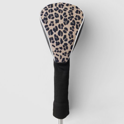 Cool Leopard Pattern Golfheadcover (Voorkant)
