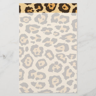 Cool Leopard Print Pattern-cadeautjes voor haar Briefpapier