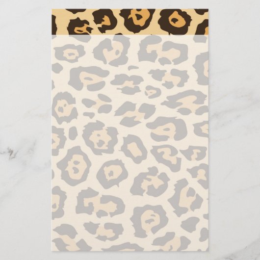 Cool Leopard Print Pattern-cadeautjes voor haar Briefpapier (Voorkant)