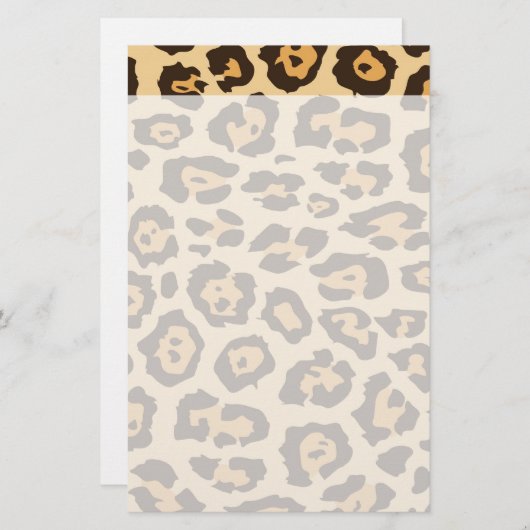 Cool Leopard Print Pattern-cadeautjes voor haar Briefpapier (Voorkant / Achterkant)