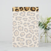 Cool Leopard Print Pattern-cadeautjes voor haar Briefpapier (Staand voorkant)