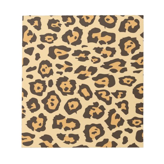 Cool Leopard Print Pattern-cadeautjes voor haar Notitieblok (Voorkant)