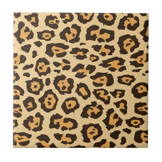 Cool Leopard Print Pattern-cadeautjes voor haar Tegeltje (Voorkant)