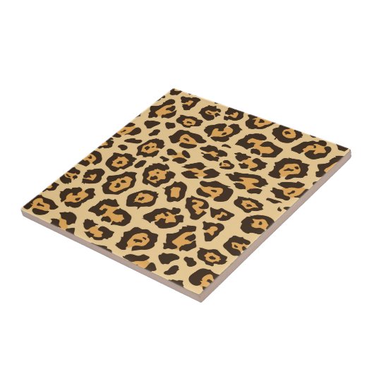 Cool Leopard Print Pattern-cadeautjes voor haar Tegeltje (Zijkant)