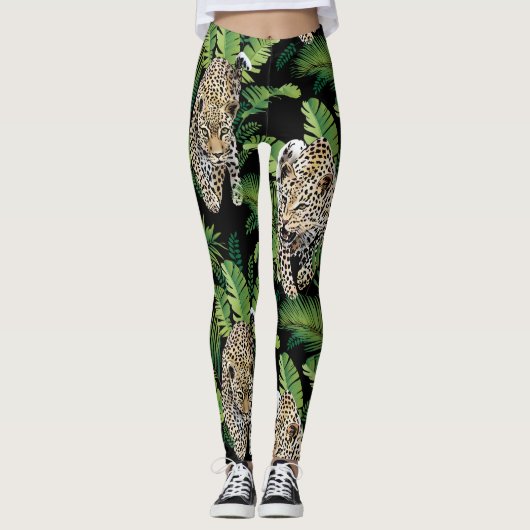 Cool Leopards Patroonpatronen leggings (Voorkant)