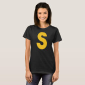 Cool Letter S Chipmunks Group Matching Costume Fa T-shirt (Voorkant volledig)