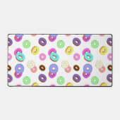 Cool leuk kleurrijk donuts patroon wit bureaumat (Voorkant)