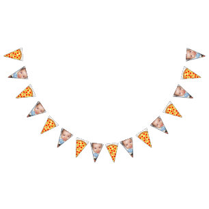 Cool leuk pizza party kinderen verjaardag aangepas vlaggetjes