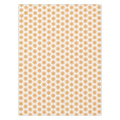 Cool leuk pizza plakjes zon patroon op wit tafelkleed (Voorkant)