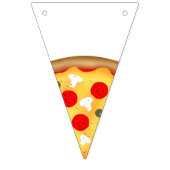 Cool leuk pizzafeest kinder happy birthday vlaggetjes (Eerste vlag)