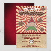 Cool leuk retro typografie cookie exchange party kaart (Voorkant / Achterkant)