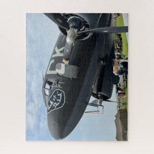 Cool leuk vintage-vliegtuig foto piloot luchtvaart legpuzzel
