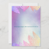 Cool leuk zomerscript poolparty verjaardag kaart (Achterkant)