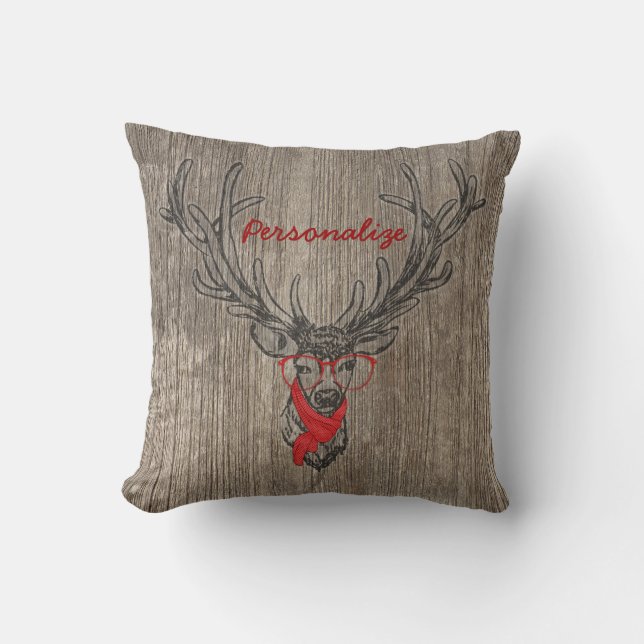 Cool leuke grappige trendy herten schets kussen (Voorkant)
