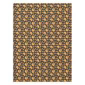 Cool leuke pizza en plakjes patroon op donkergrijs tafelkleed (Voorkant)