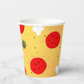 Cool leuke pizza party kinderen verjaardag papieren bekers (Voorkant)