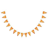 Cool leuke pizza party kinderen verjaardag vlaggetjes (Alle)