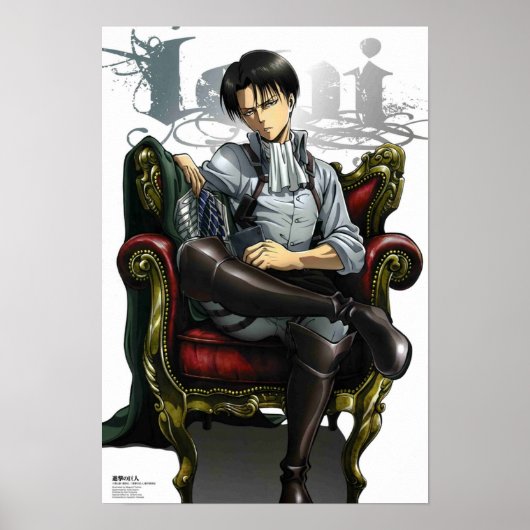 Cool Levi-aanval op de stoel Poster (Voorkant)