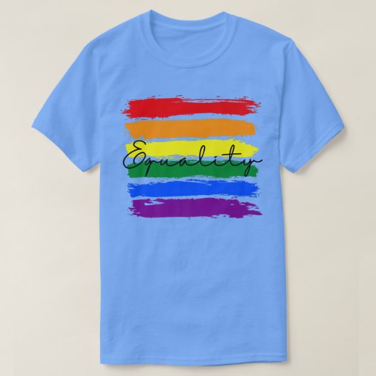 Cool Lgbt Rainbow Pride Flag Design Equality T-shirt (Design voorkant)