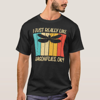 Cool Libel Voor Mannen Vrouwen Dieren Insect Drago T-shirt