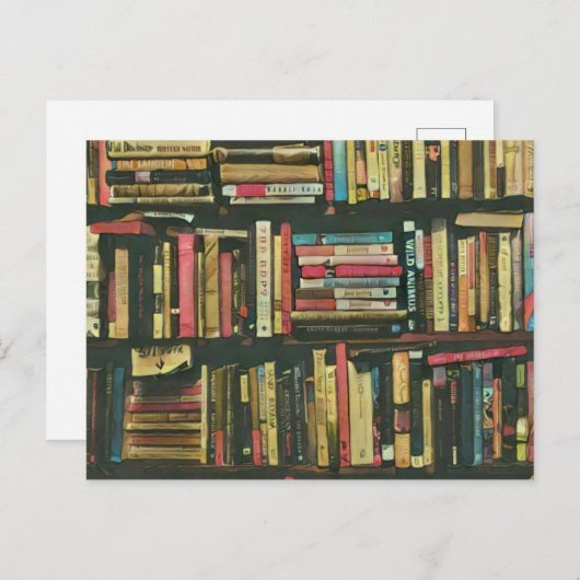Cool Library lover-cadeau Briefkaart (Voorkant / Achterkant)