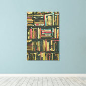 Cool Library lover-cadeau Canvas Afdruk (Insitu (Houten vloer))