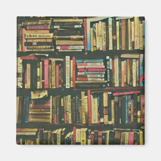Cool Library lover-cadeau Magneet (Voorkant)