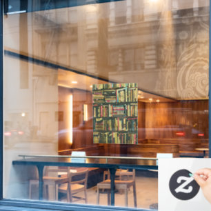 Cool Library lover-cadeau Raamsticker