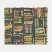 Cool library lover gift fleece deken (Voorkant (Horizontaal))
